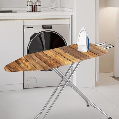 Ironing Board Cover, 3D Wood Print Ironing Board Pad Cover Protector Resists - Image 2