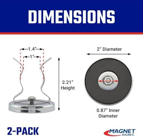 Master Magnetics Ceramic Round Base Magnet - Image 2