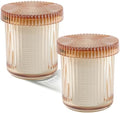 rejomiik 2 Pack Qtip Holder Glass Apothecary Jars by rejomiik