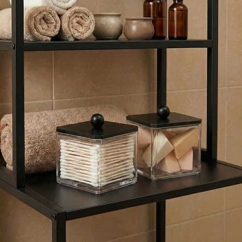 SheeChung 1 Pack Square Acrylic Qtip Holder - Image 4