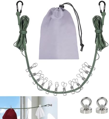 Vigorport Magnetic Travel Clothesline, Cruise Ship Must Have Laundry Line by Vigorport