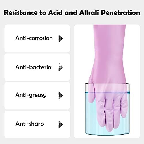 KAQ Reusable Rubber Cleaning Gloves - Image 6