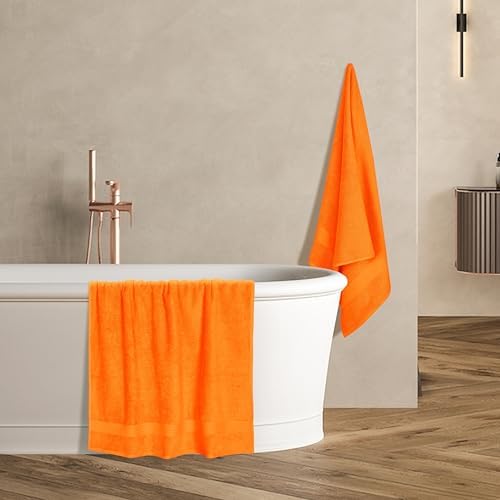 GLAMBURG Premium Cotton 4 Pack Bath Towel Set - Image 5