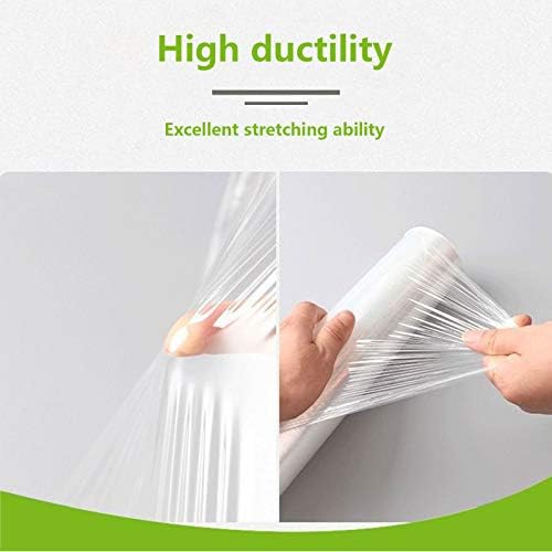 Clear Cling Wrap Refill Roll, 12‑Inch Stretch Food Wrap - Image 4