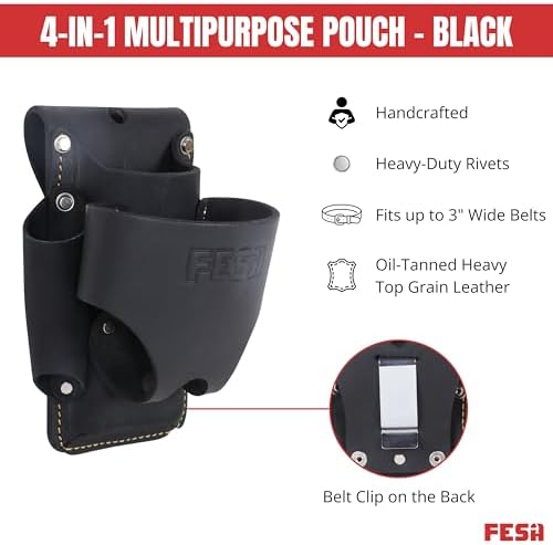 FESA Small Leather Tool Pouch - Image 2