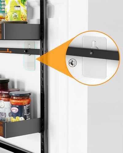 Moforoco Wood 9-Tier Over The Door Pantry Organizer, Wooden Pantry Organization - Image 4