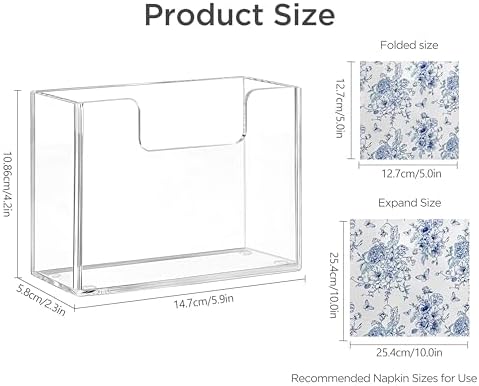 HBlife Acrylic Paper Napkin Holder - Image 2