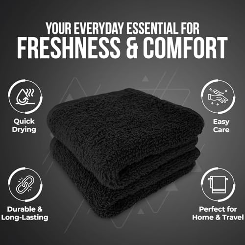 DAN RIVER 12 Pack Cotton Wash Cloths Set - Image 5