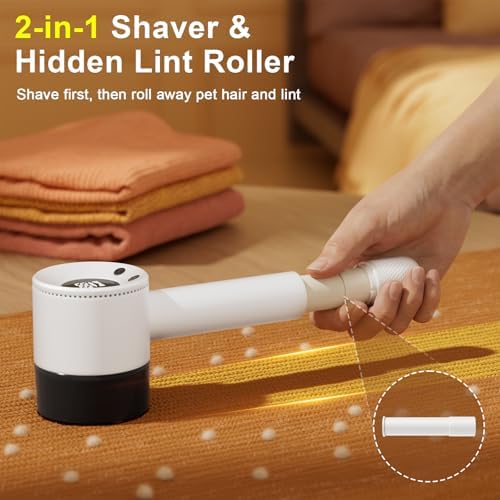 Heapsion Fabric Shaver Lint Remover, 10700 RPM Sweater Shaver - Image 5