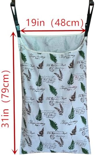 Hanging Laundry Hamper Bag, Stylish Durable Space Saving Laundry Bag - Image 3