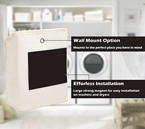 Kamehame Magnetic Lint Bin for Laundry Room Organization and Storage, Cotton - Image 2