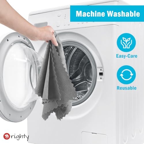 Orighty Microfiber Cleaning Cloth Bulk, 150 Pack Shop Towels 12x12in - Image 6