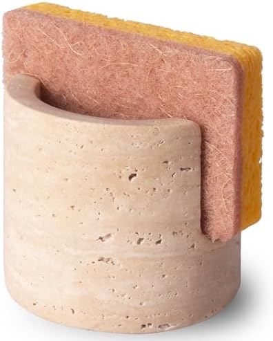 Natural Travertine Sponge Holder by MALIHOO
