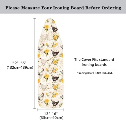 Cute Chicken Ironing Board Cover Dust Cover Iron Board Cover - Image 6