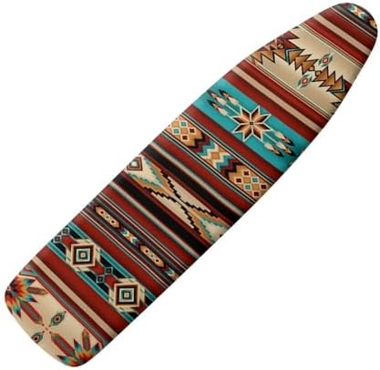 GLENLCWE Tribal Native Aztec Stripe Ironing Board Cover, South Style Iron Pad by GLENLCWE