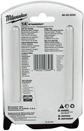 Milwaukee 48-22-0240 40 ft. x 1.3 in. Wide Blade Tape Measure - Image 4