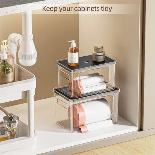 Plastic Trash Bag Holder Dispenser, Under Sink Organizer - Image 6