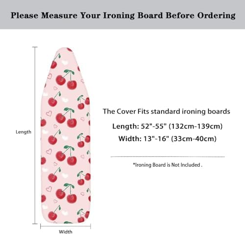 Cherry Ironing Board Cover Thick Table Top Ironing Board Cover Easy to Install - Image 6