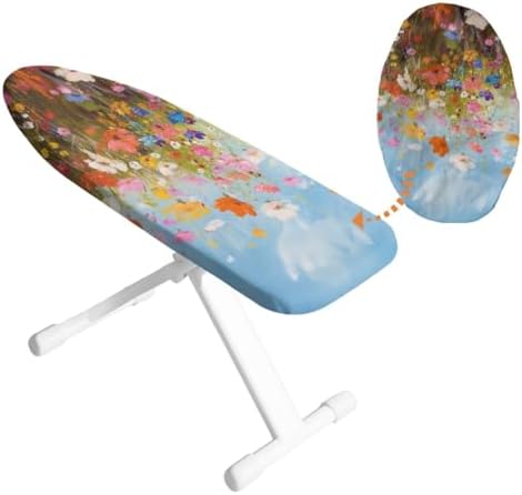 Floral Blossom Ironing Board Covers Stretchy Iron Heat Shield by HUISEFOR