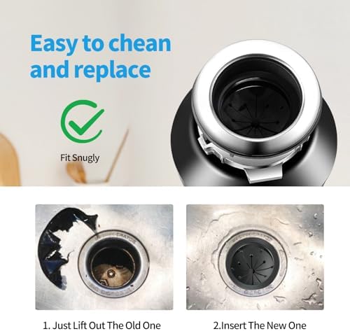 2 Pcs Garbage Disposal Splash Guard, 3 1/8" Sink Rubber Guard, by Dincerpen - Image 5