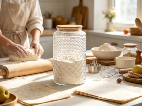1 Gallon Large Vintage Glass Storage Jar - Image 5