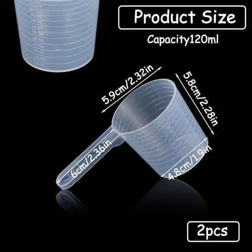 2Pcs Silicone Laundry Detergent Cup, 100ml Laundry Measuring Cup - Image 2