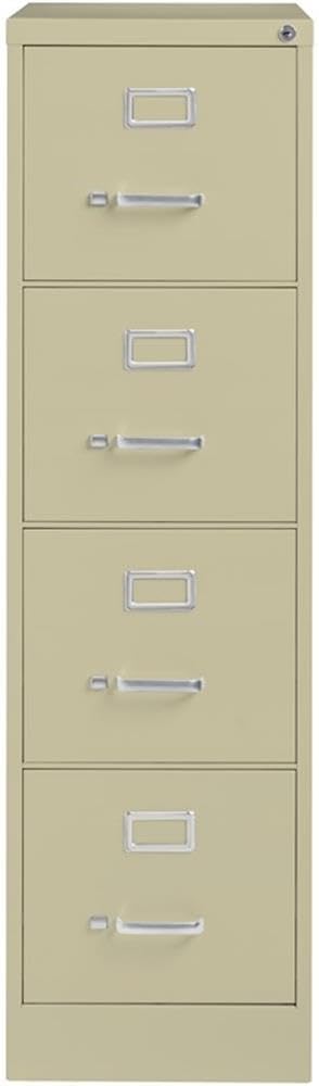 Scranton & Co Set of 2 26.5" D 4-Drawer Letter Width Vertical Filing Cabinet