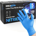 Food Grade Nitrile Gloves Large, 5 Mil by ONLYSTAR