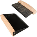 Small Dust Pan and Brush Set, Mini Hand Broom and Dustpan Set, Wooden Crumb by Nokiils