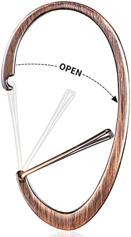 Bronze Shower Curtain Rings, Rustproof Shower Curtain Hooks - Image 3