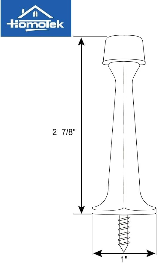 HOMOTEK 36 Pack Heavy Duty Solid Rigid Door Stop - Image 4