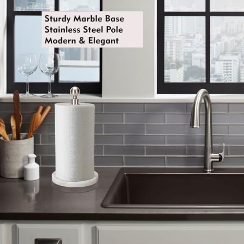 Paper Towel Holder Countertop, Standing Paper Towel Roll Holder - Image 7