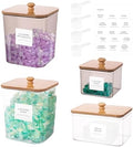 4 Pack Laundry Pods Container, Scoops & Labels by Hatende