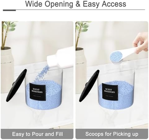 3+1 Pack Laundry Pods Containers & Dryer Sheet Holder & Laundry Detergent - Image 5