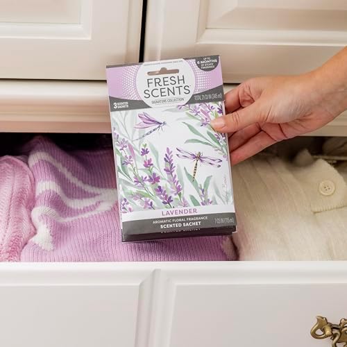 Fresh Scents Lavender Scented Sachets 6 Pack - Image 5