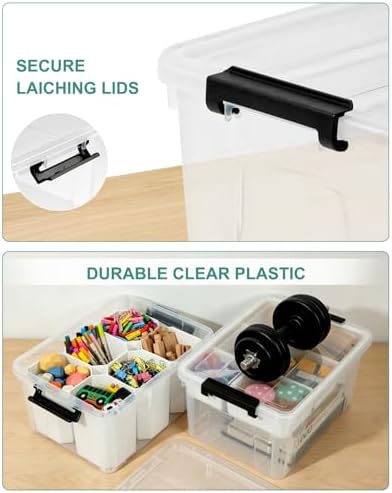 EOENVIVS Clear Storage Bins - Image 5