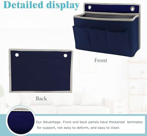 2-Pack Wall Hanging Organizer Bag/Hanging Baskets - Image 4