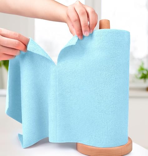 KitchLife Microfiber Cleaning Cloth Roll by OverDoorHooksKitchenSupplies