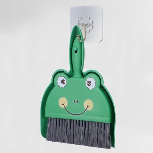 Upgrade Small White Broom and Dustpan Set, Hand Dustpan and Brush Set, Cute - Image 4