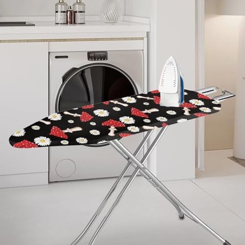 GLENLCWE Red Mushroom Daisy Ironing Board Cover - Image 2