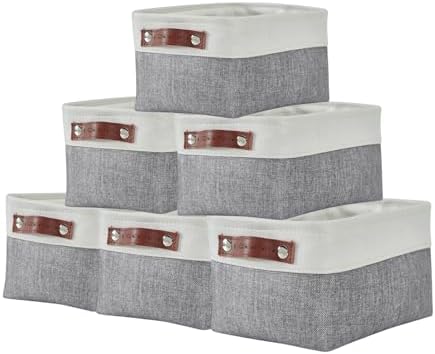 DECOMOMO Small Storage Basket, Closet Storage Bins by DECOMOMO