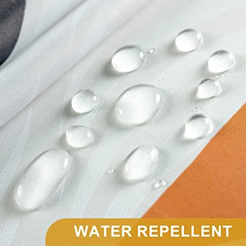 AmazerBath Fall Shower Curtain, Luxury Hotel Quality Washable Farmhouse - Image 4