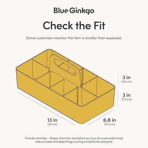 BLUE GINKGO Stackable Organizer Caddy, Made in Korea - Image 3