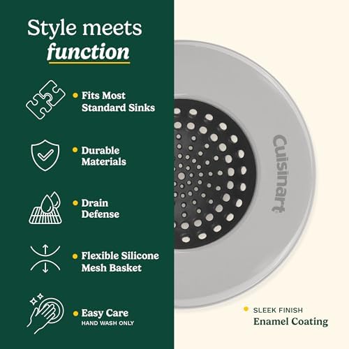 Cuisinart Stainless Steel Kitchen Sink Drain Strainer - Image 4