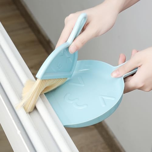 TAORANJU Small Broom and Dustpan Set, Portable Mini Dustpan and Brush Set - Image 7