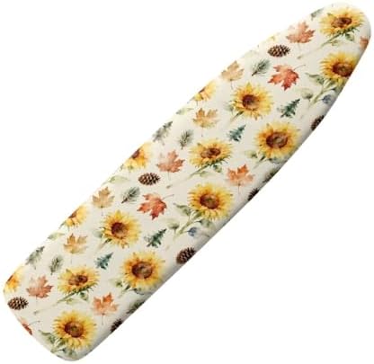 Sunflower Leaves Ironing Board Cover Dec Cover Scorch Stain Resistant Ironing by Darisoco