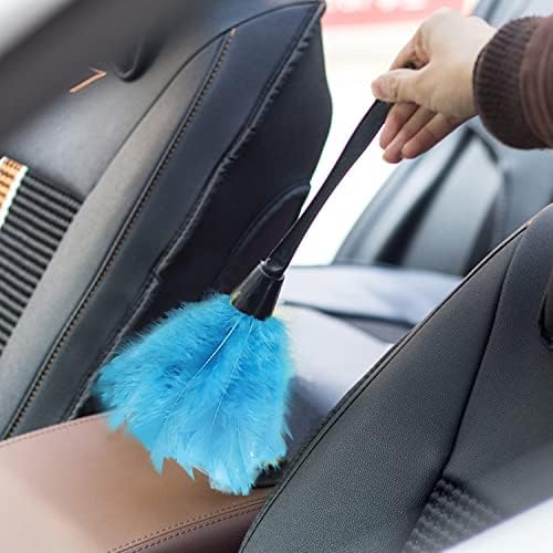 Turkey Feather Dusters for Car Blinds Kitchen Keyboard Office, Eco-Friendly - Image 4