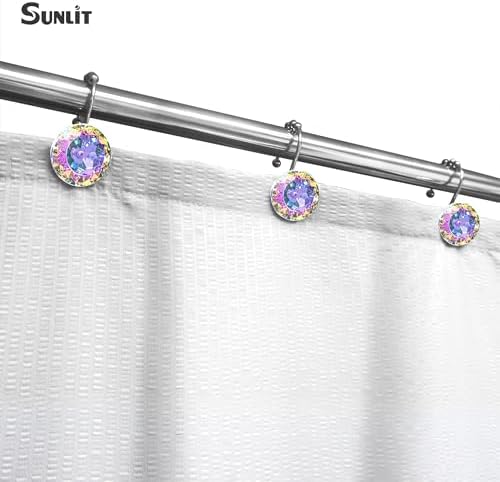 Sunlit Luxury Design Round Diamond Crystal Gem Bling - Image 4