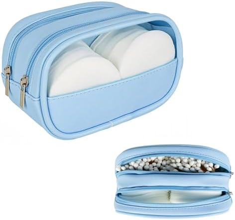Portable Cotton Round Swab Organizer Case, 2 in 1 Travel Cotton Pad Qtip Holder by Unknown