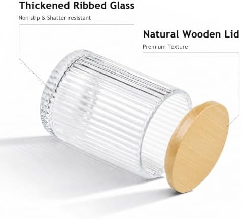 SheeChung 2 Pack Glass Apothecary Jar - Image 6